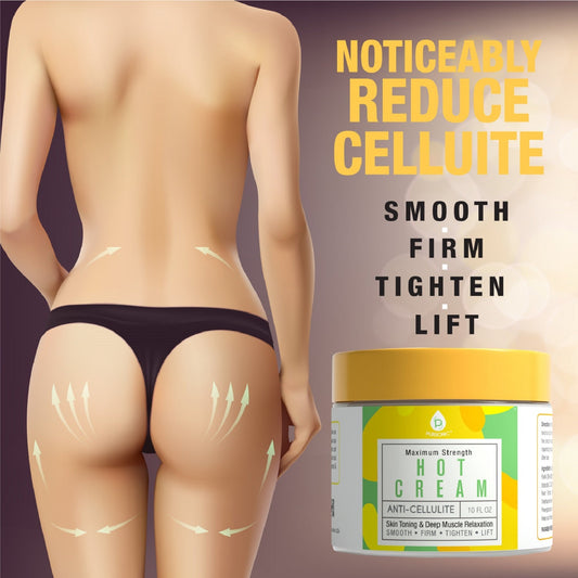 Crema Reductora Anti-Celulitis y Relajación Muscular Caliente