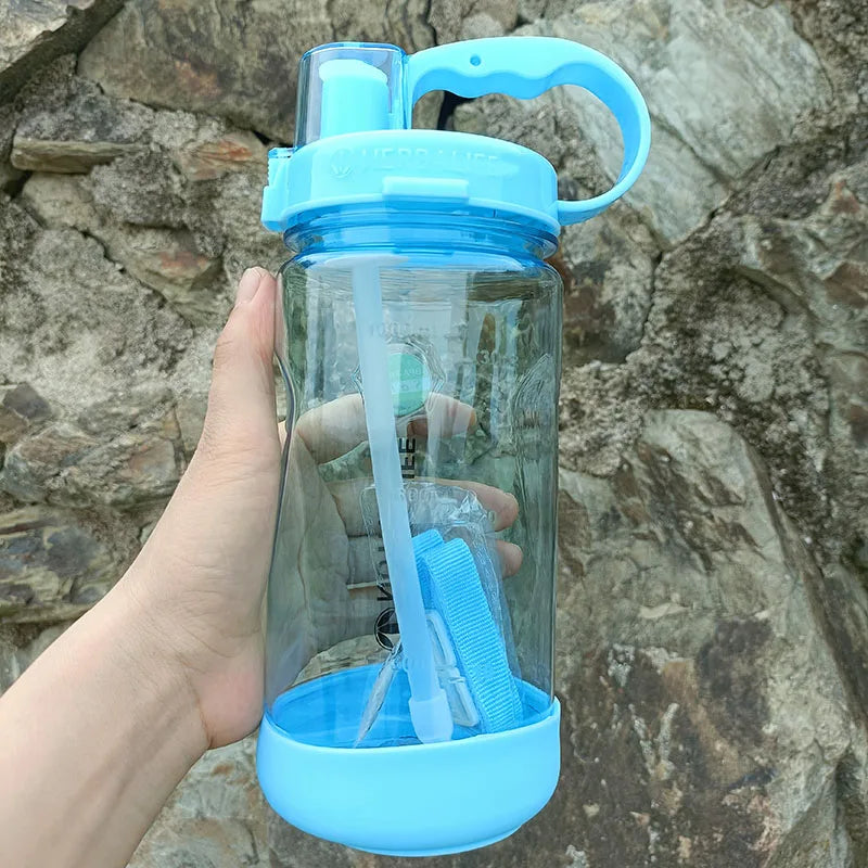 Botella Agua Gimnasio 1L Tritan - Deportiva Libre BPA Chile