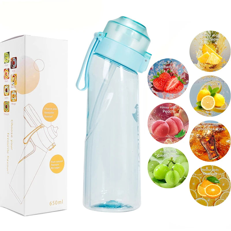 Botella Agua Sabor 650ml - 7 Pods Sabor Sin Azúcar Libre BPA Chile