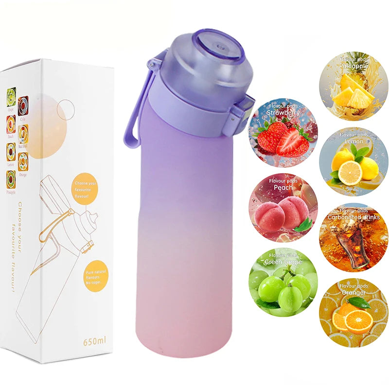 Botella Agua Sabor 650ml - 7 Pods Sabor Sin Azúcar Libre BPA Chile