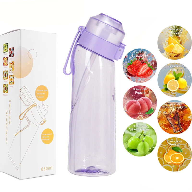 Botella Agua Sabor 650ml - 7 Pods Sabor Sin Azúcar Libre BPA Chile