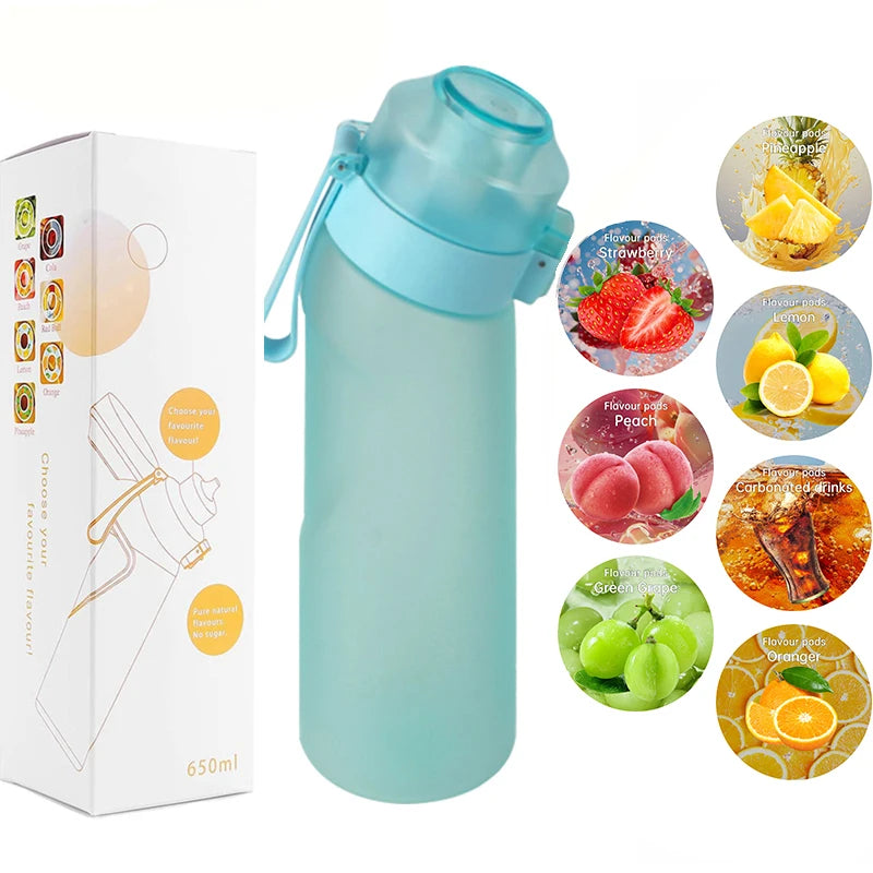 Botella Agua Sabor 650ml - 7 Pods Sabor Sin Azúcar Libre BPA Chile