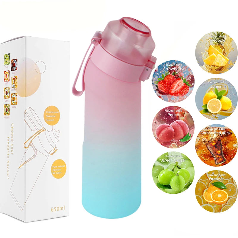 Botella Agua Sabor 650ml - 7 Pods Sabor Sin Azúcar Libre BPA Chile