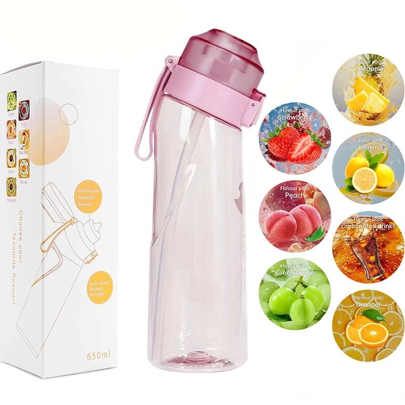 Botella Agua Sabor 650ml - 7 Pods Sabor Sin Azúcar Libre BPA Chile