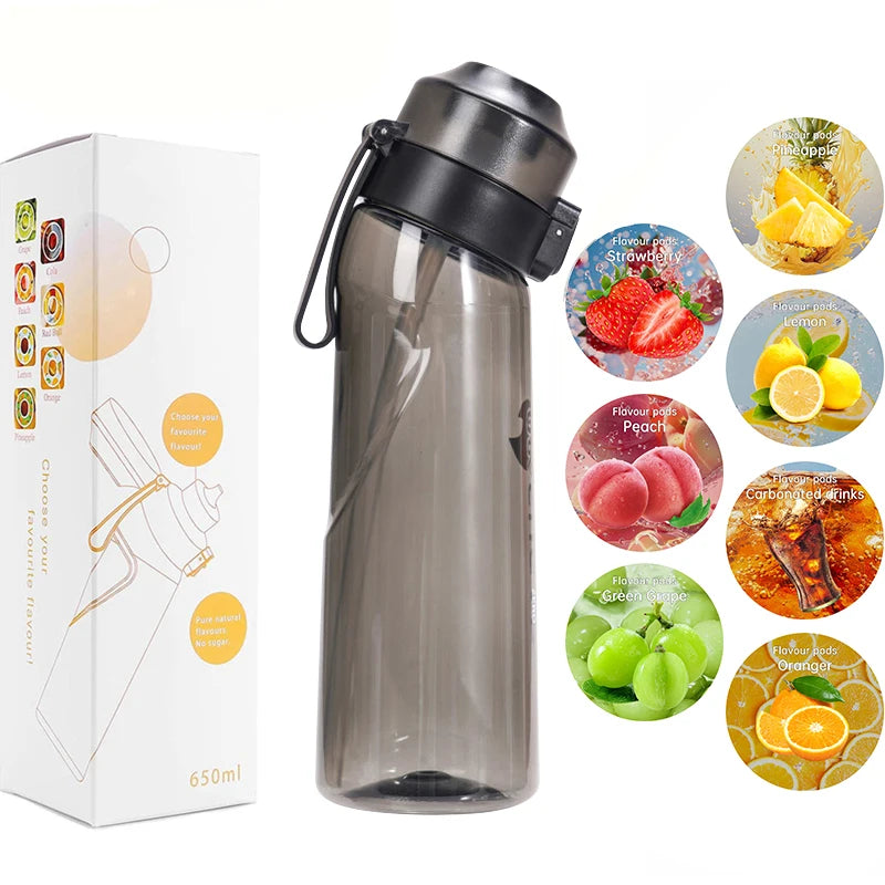 Botella Agua Sabor 650ml - 7 Pods Sabor Sin Azúcar Libre BPA Chile