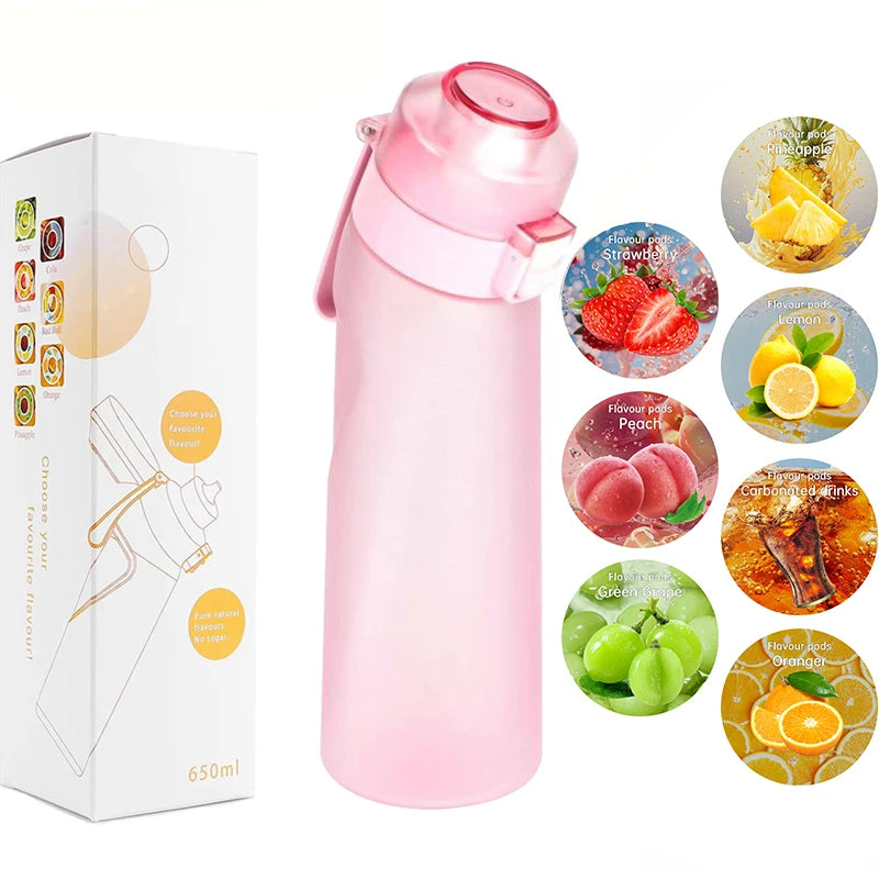 Botella Agua Sabor 650ml - 7 Pods Sabor Sin Azúcar Libre BPA Chile