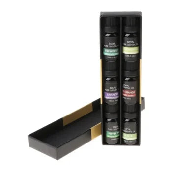Set 6 Aceites Esenciales Puros Grado Terapéutico - Premium