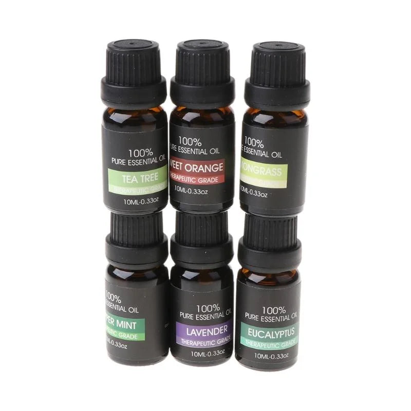 Set 6 Aceites Esenciales Puros Grado Terapéutico - Premium