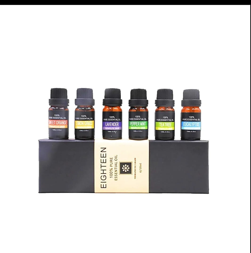 Set 6 Aceites Esenciales Puros Grado Terapéutico - Premium