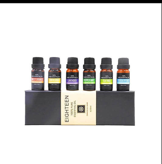 Set 6 Aceites Esenciales Puros Grado Terapéutico - Premium