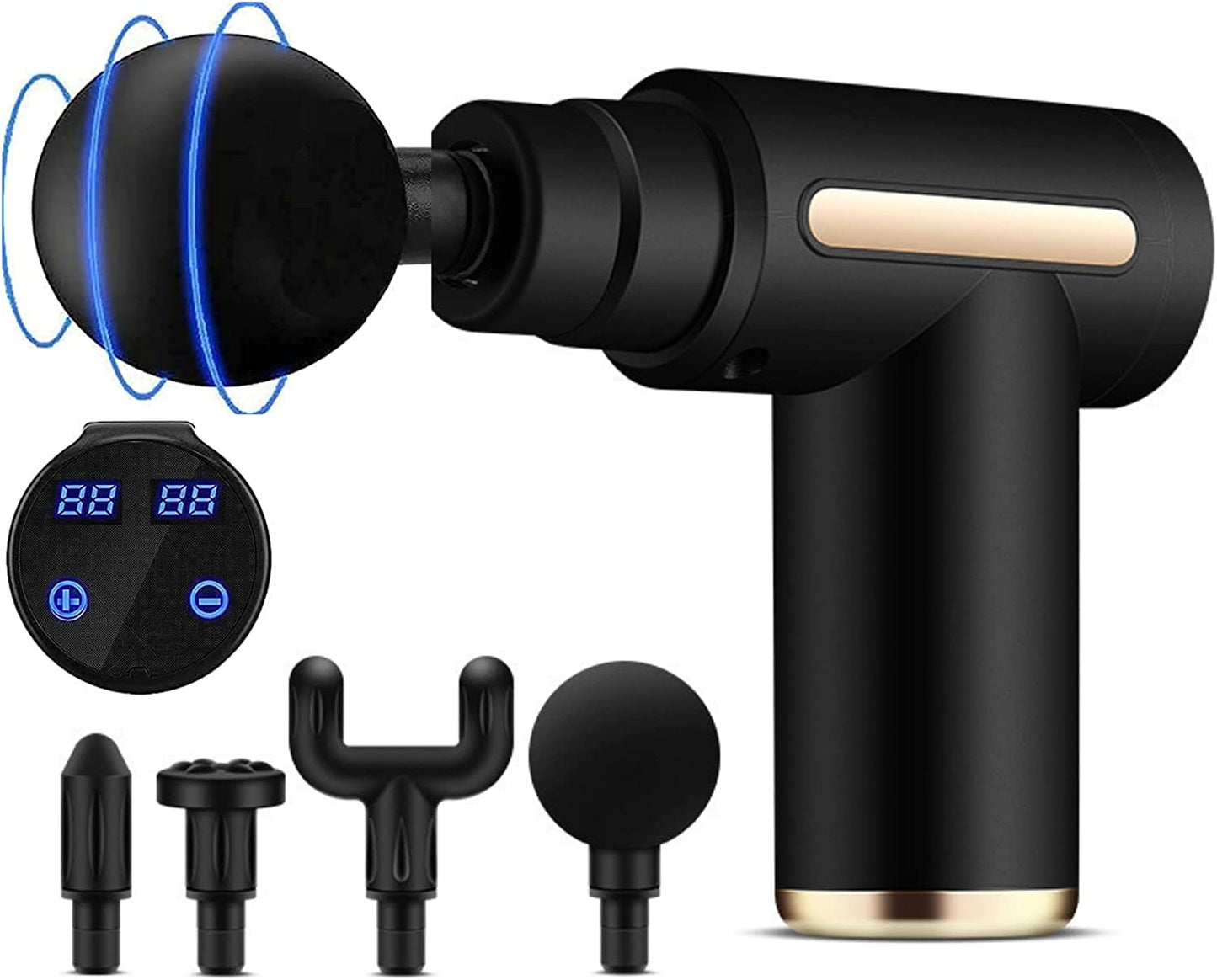 Pistola de Masaje Muscular Profesional - Recuperación Deportiva